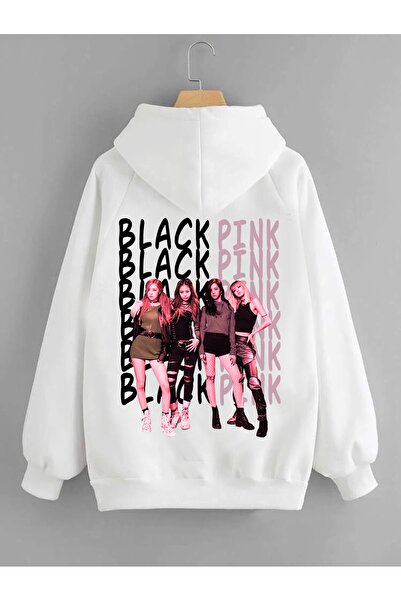 GALASHOP Black Pink Blackpink Kapşonlu Hoodie Model33