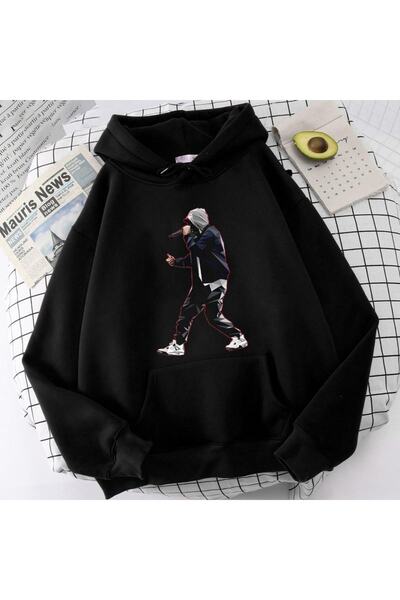 GALASHOP ايمينيم راب هودي للجنسين Mod75