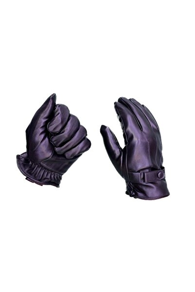 motobisikletim قفازات جلدية رجالية تعمل باللمس لفصل الشتاء، مع نمط خياطة داخل...