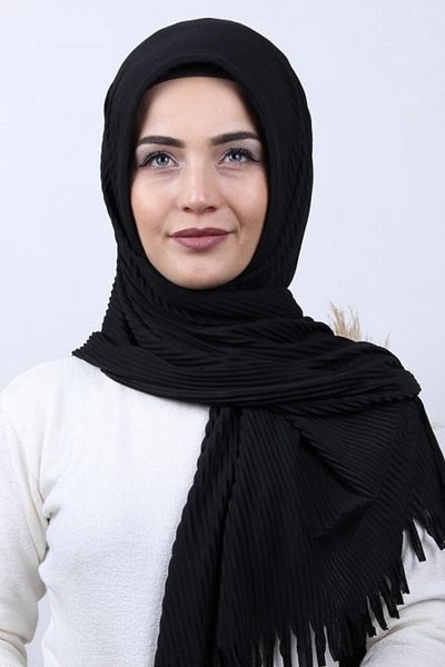 MODA Χειμερινό προστατευτικό πλισέ Hijab Πρακτικό έτοιμο σάλι