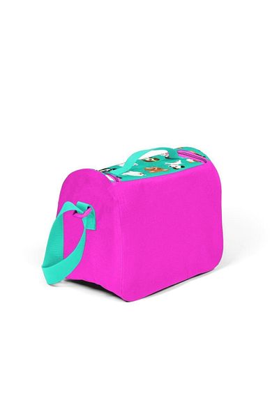 Yaygan Coral High Kids Water Green Dog Patterned Thermo Lunch Box