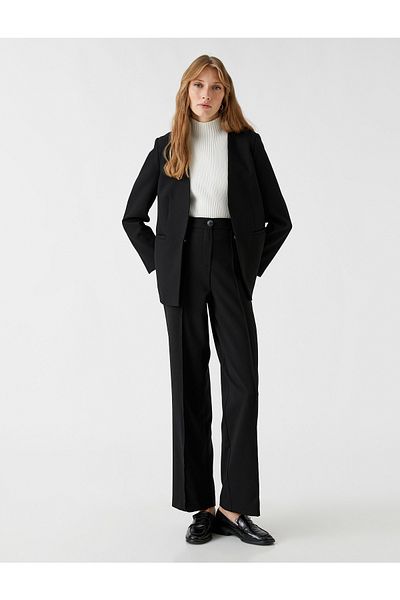 Koton Blazer - Schwarz - Regular Fit