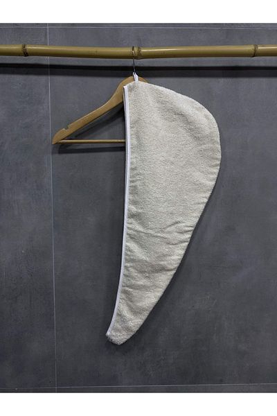 Çeştepe Aday Hair Drying Cap 100% Cotton Cream