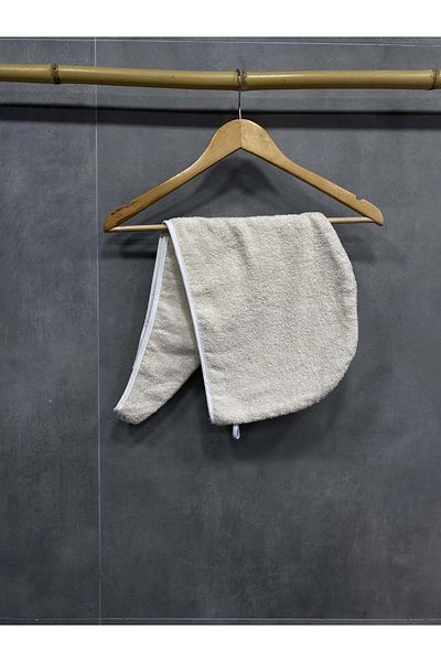 Çeştepe Aday Hair Drying Cap 100% Cotton Cream