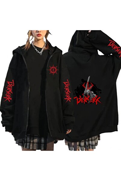 GALASHOP هودي بسحاب من Berserk Anime موديل 106