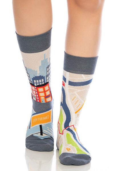 DAYCO Șosete unisex Blue Road Story Cheerful