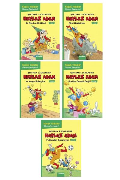 Tudem Yayınları Haylaz Adam Serisi-küçük Yıldızlar Dizisi-okuma Seviyesi 1-5 ...