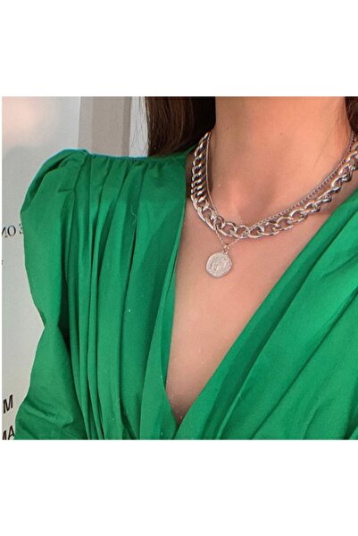 Girift Vintage قلادة طبقة عتيقة من Adorn