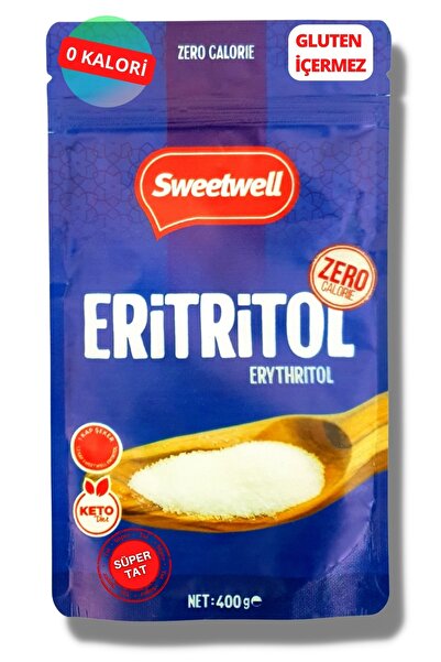 Genel Markalar Eritritol Doğal Toz Tatlandırıcı 400 Gr Sıfır Kalori Keto Diyet Erythritol