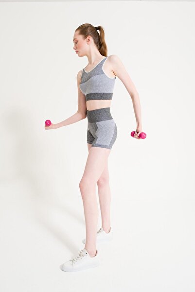 Formactive Αθλητικό κολάν χωρίς ραφές με ψηλή μέση, ελαστικό μελανζέ - Άνετο κοψίματος