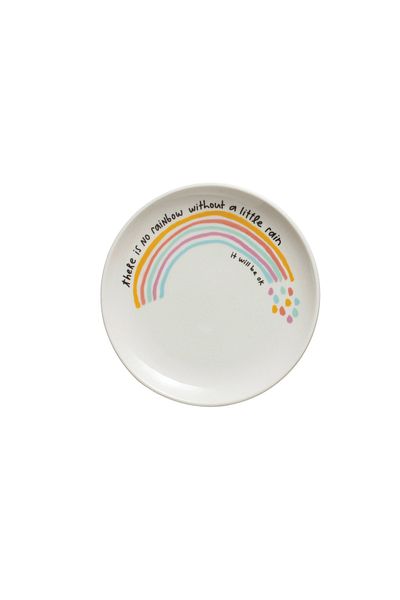 Warm Design طبق بورسلين صغير