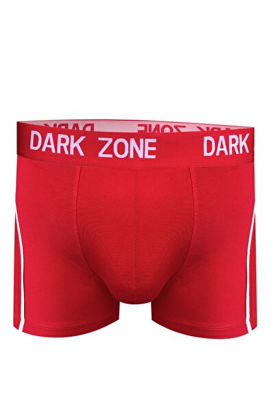 darkzone Ανδρικά λευκά πλαϊνά ριγέ κόκκινα μπόξερ