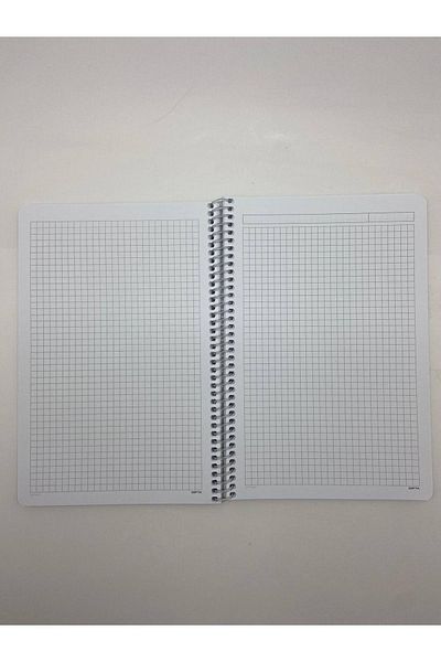 Gıpta Post-book Spiral Cardboard Cover 17x24 80 Sheets Checkered Notebook
