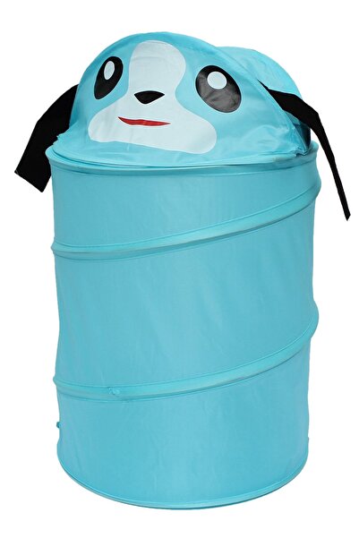 Binbirreyon Coș de rufe pliabil pentru copii, 30x37cm, cu capac, pentru anima...