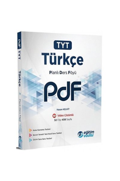 Eğitim Vadisi Tyt Türkçe Pdf Planlı Ders Föyü Video Çözümlü Yayınları