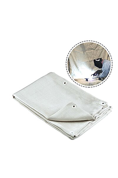 izoval Kaynak Battaniyesi 1.5x1.5 Metre Cam Elyaf Kumaşdan 1.50mm Kalınlık Ağır Hizmet