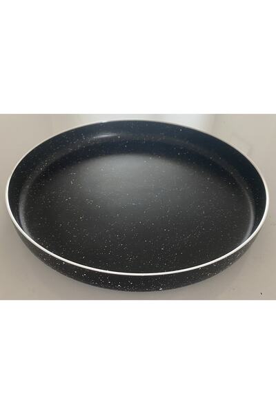 gözdehome Erato Taşfırınım Pizza Makinesine Özel Granit Kaplama Alüminyum Yuvarlak Tepsi 28,5 Cm * 3,5 Cm