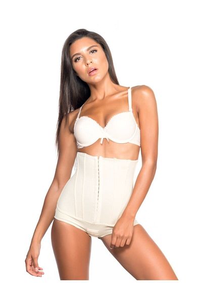 Emay Corset alb cu sârmă pentru femei