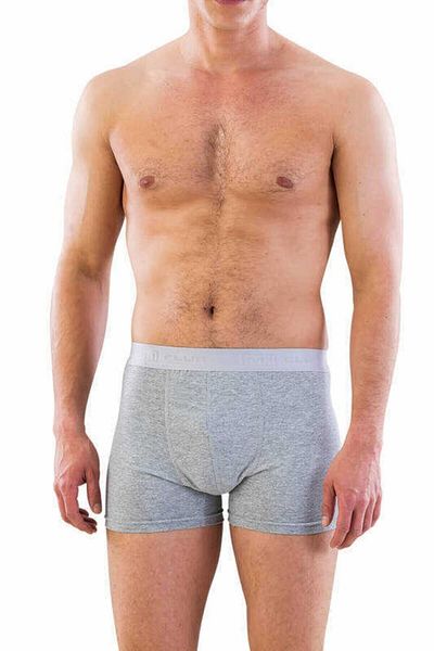 Emay Ανδρικό γκρι βαμβακερό Casual Boxer 6800