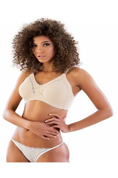 Emay Σουτιέν Minimizer Lace Gathering White 112b