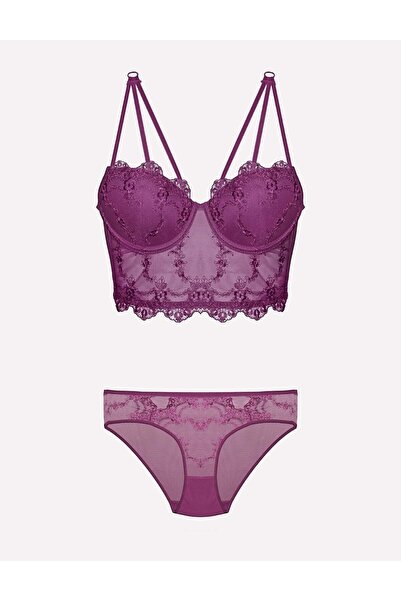 Nurteks Жіночий комплект бюстгальтерів на кісточках з підтримкою червоного ко...