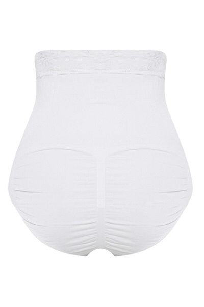 Emay Corset alb cu dantelă fără sudură pentru femei 2028