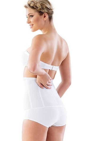 Emay Γυναικείος κορσές λέιζερ με λευκό Underwire Mid Slip 2824