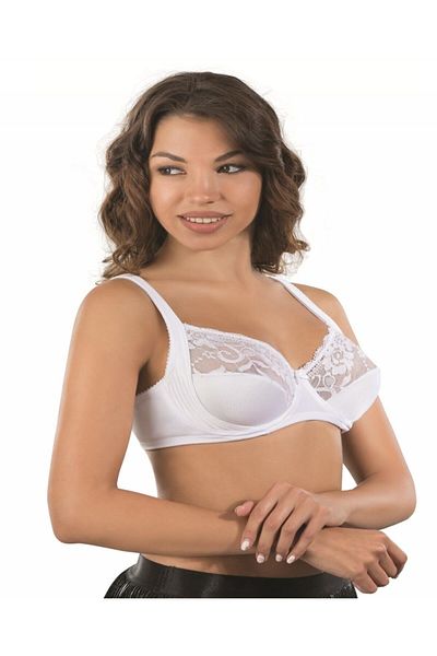 Emay Gathering Lace Underwire σουτιέν Λευκό 165β