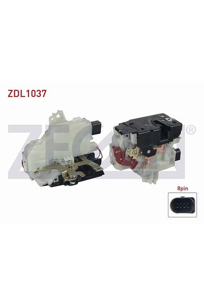 ZEGEN Volkswagen Caddy III - Golf V - Vı - Jetta III 2004-2015 قفل الباب بمحرك أمامي يمين 3b1837016سي جي
