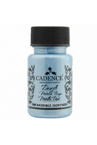 Cadence Dora Metalik Boya 50ml Akdeniz Gökyüzü 158
