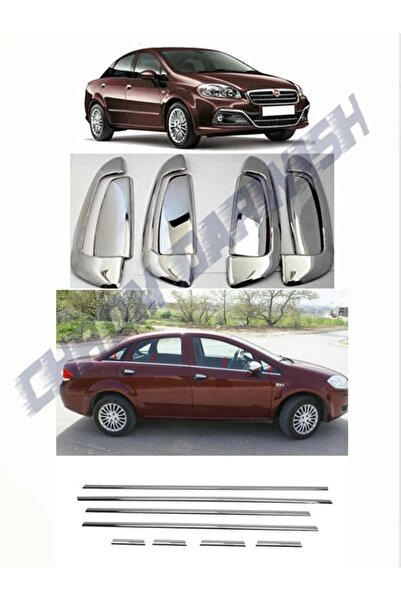 darwish Fiat  UyumluLinea Kapı Kolu 8 Parça Ve Cam Çıtası 8 Parça 2007-