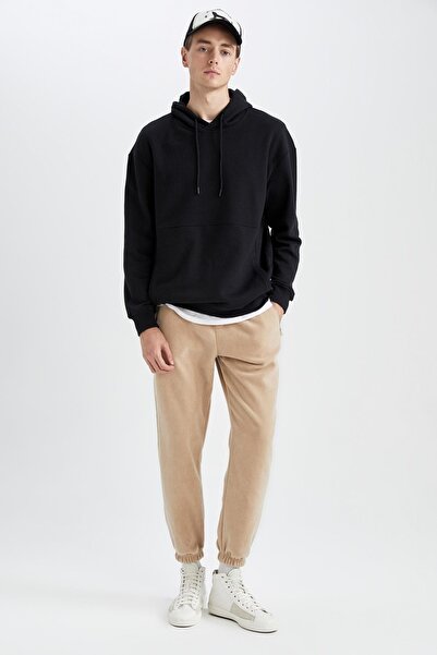 DeFacto Regular Fit Fermuar Cepli Polar Eşofman Altı