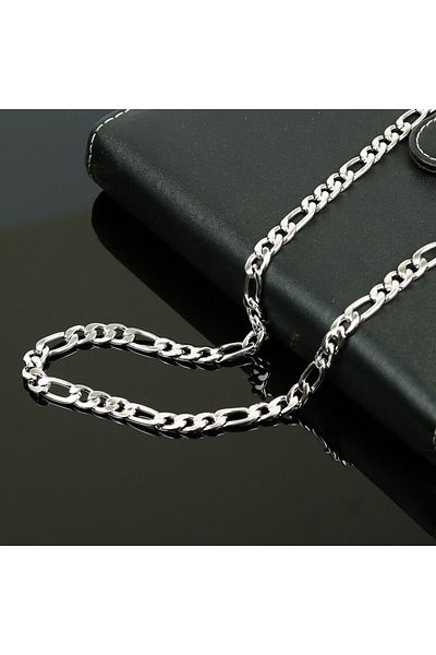 The Collection Figaro Model Men's 316 L Steel Necklace