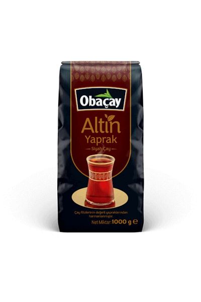 Obaçay Gold Leaf Black Tea 1 Kg (6 Pieces)