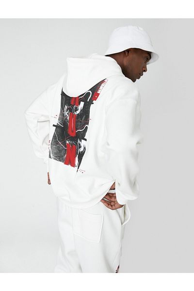 Koton The Flash Hooded Sweatshirt Licensed Printed
