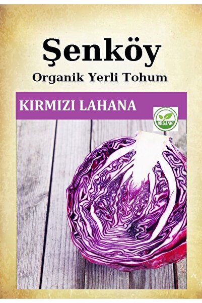 Şenköy Yerli Kırmızı Lahana Tohumu Doğal Ata Tohum Pakette 5 gr 1250 Tohum Se...