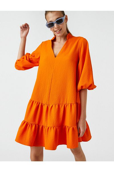 Koton Kleid - Orange - A-Linie