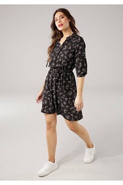 Laura scott Рокля с вратовръзка и набори - Нова колекция