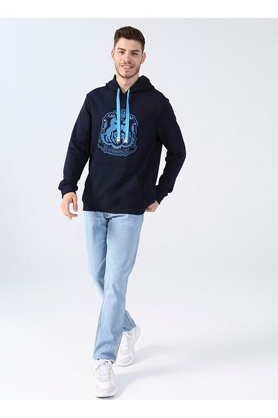 U.S. Polo Assn. Ανδρικό φούτερ Laket με κουκούλα Navy Blue