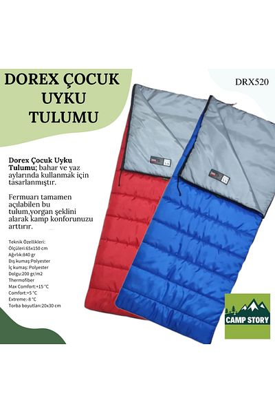 CAMP STORY Sac de dormit pentru copii Dorex -8 Albastru