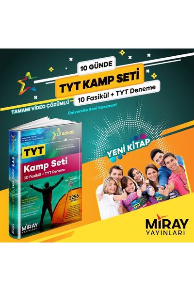 Miray Yayınları Miray 10 Günde Tyt Kamp Seti 10 Fasikül