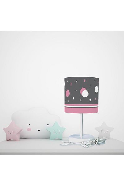 BAMBAŞKA MODA Balloon Patterned Heart Lampshade