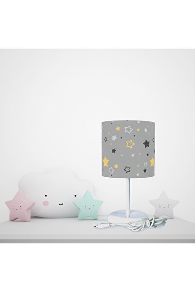 BAMBAŞKA MODA Gray Balloon Cloudy Lampshade