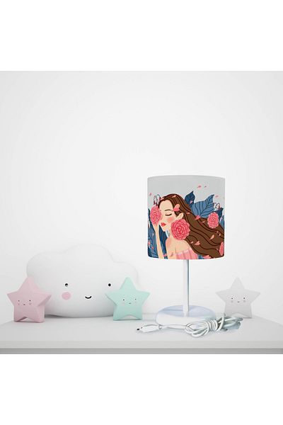 BAMBAŞKA MODA Rose Patterned Lampshade