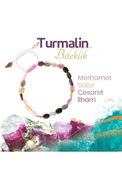 Alp Doğal Taş Turmalin Doğaltaş Bileklik 6 Mm, B1013