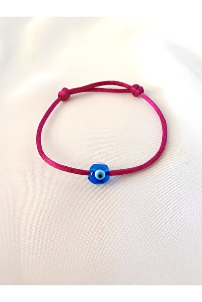 Atelier Çağla Nazar Boncuklu Fuşya Pembe Bileklik