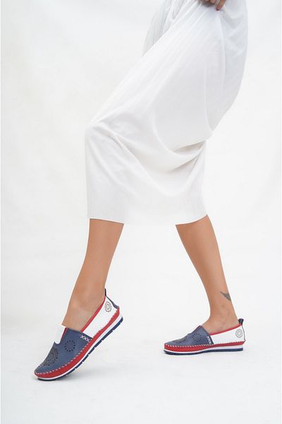 Deripabuc Genuine Leather Tommy Women's Leather Ballerinas Dp16-0065