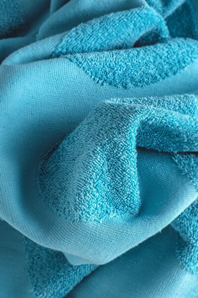 COTTONMANIA Voe Deep - Yeni Yaz Trendi 100 X 180 Cm. Premium Plaj Havlusu