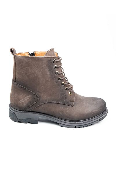 Nobel 992 - 2 Ανδρικές δερμάτινες μπότες Nubuck καφέ
