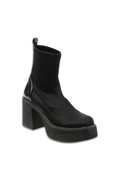 John May Γυναικείες Μπότες Gtn-120600 Black Stretch